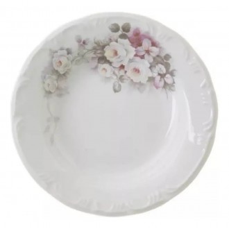 Prato Raso Pomerode Eterna Schmidt Branco 26cm